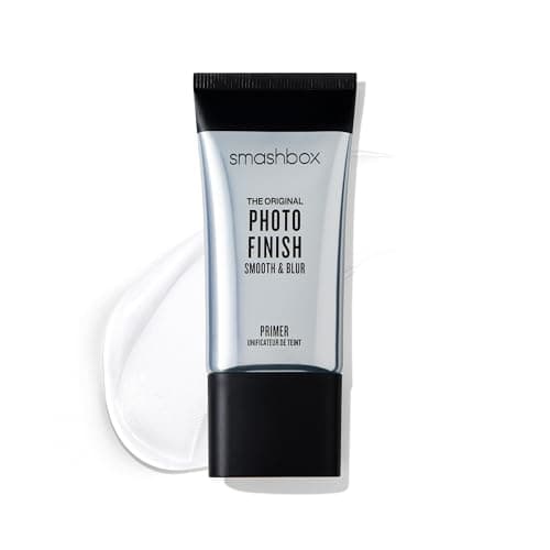 Smashbox Photo Finish Smooth & Blur Primer | Instantly Smooths Fine Lines and Pores for All Skin Types | Vitamins A & E Makeup Base with Blurring, 1 Fl Oz